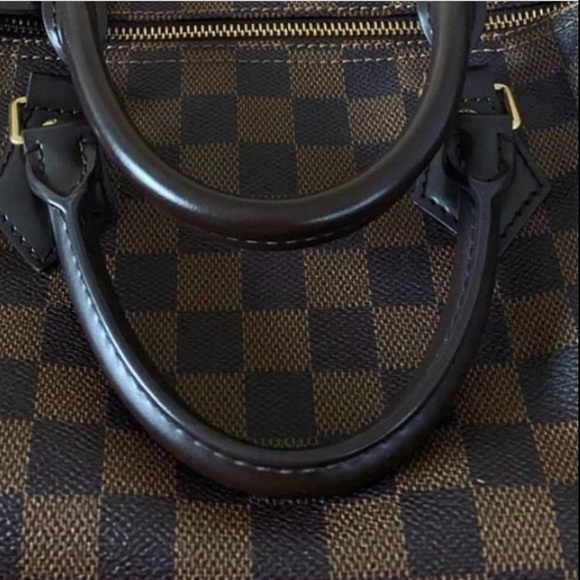 Authentic Louis Vuitton LV Damier Ebene Speedy 30 N41364 MSRP $1,675 - Picture 9 of 16